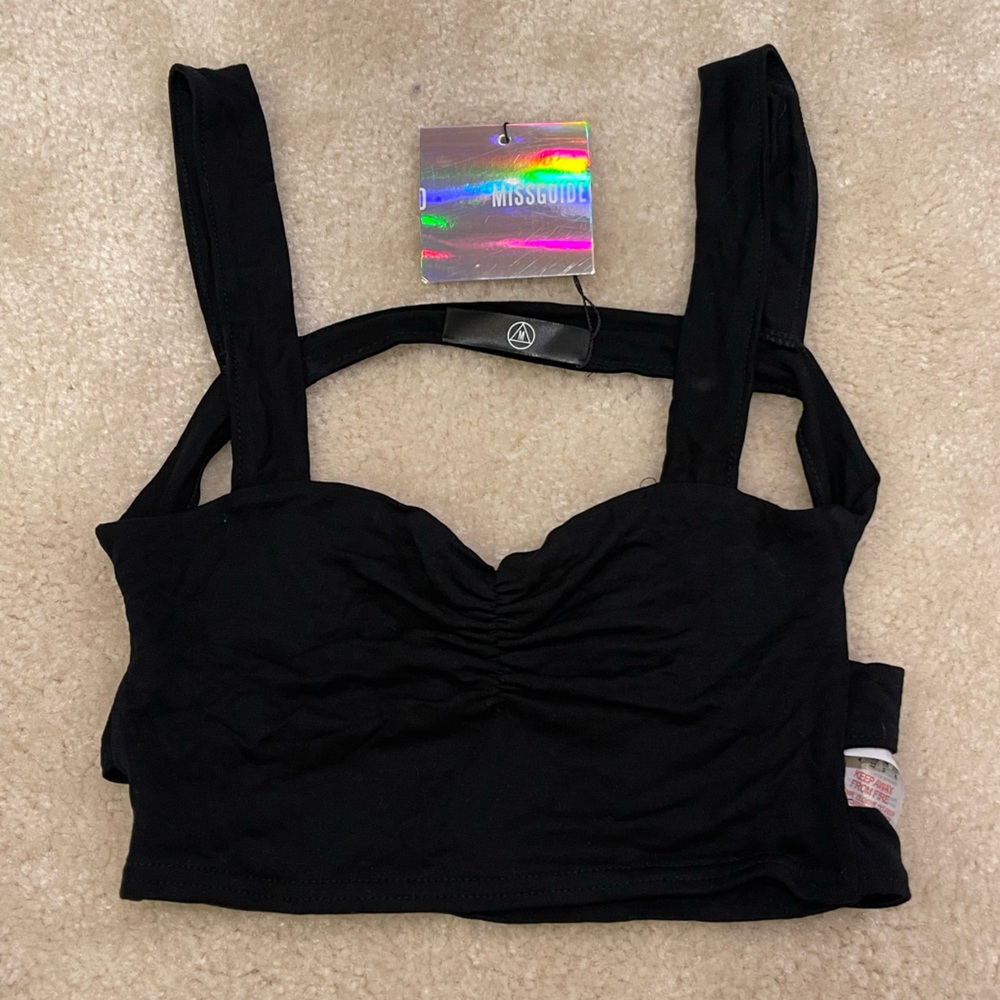 BNWT Missguided Black Bralet